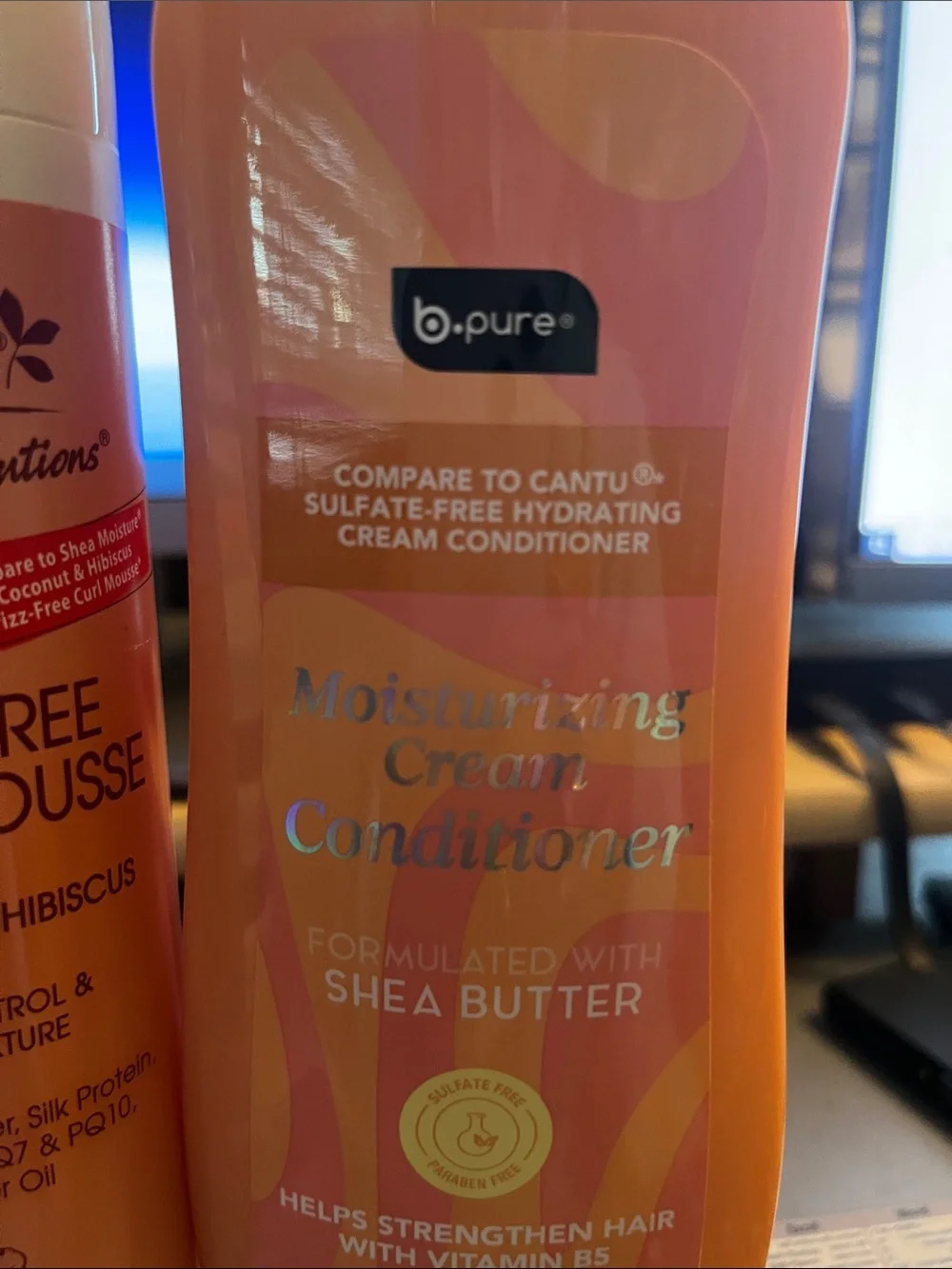 Nourishing Cream Shampoo in Orange - Shea Butter